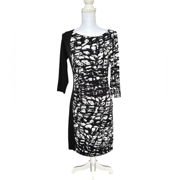 Calvin Klein Dresses & Skirts - Calvin Klein abstract black & white dress size XS